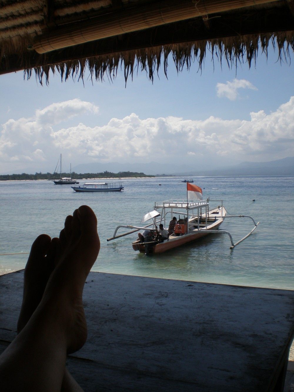 Desayuno en Gili T, Gili Trawangan, islas gili, islas cerca de Bali