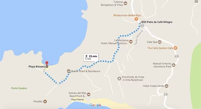 Playa Biesanz Manuel Antonio Costa Rica