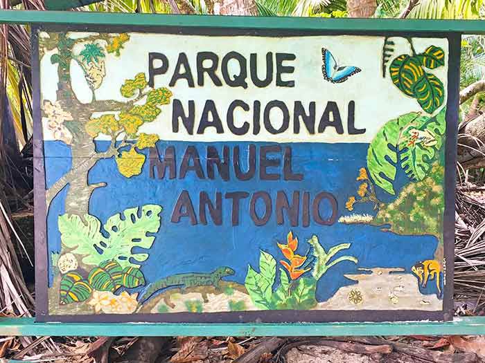 Entrada al Parque Nacional Manuel Antonio, Costa Rica