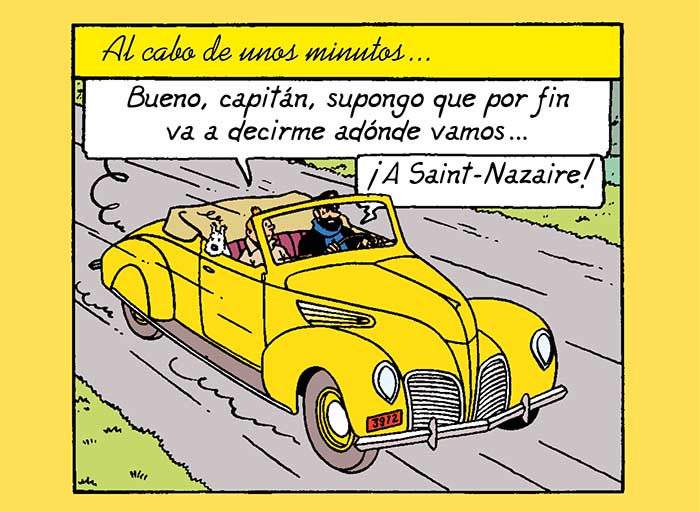 Ruta de Tintín en Saint Nazaire