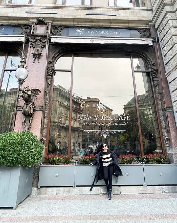 Cafetería New York en Budapest, la más lujosa del país