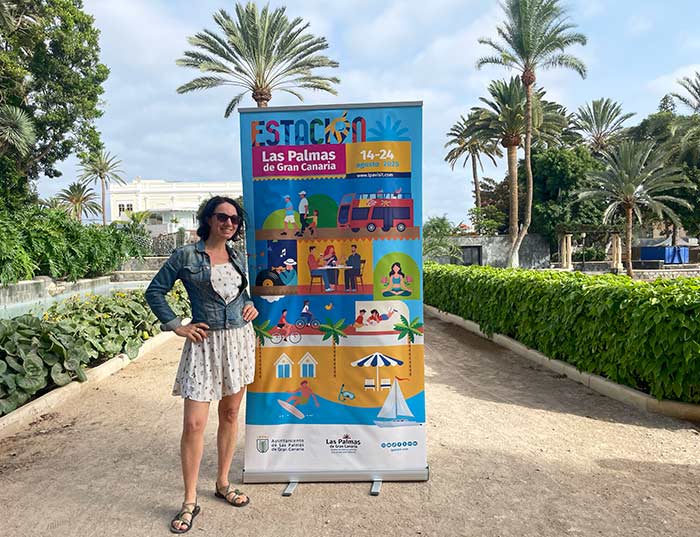 Playa de las Canteras, vistas panorámicas desde el hotel, Las Palmas de Gran Canaria