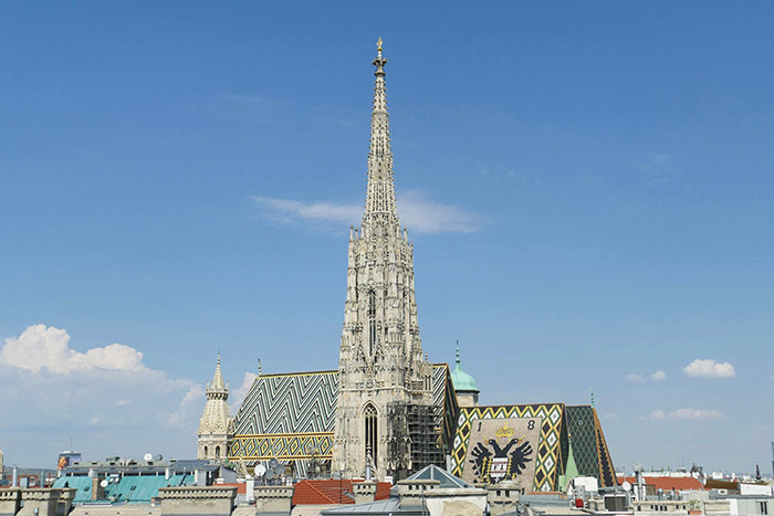 catedral San Esteban tejado Viena Austria