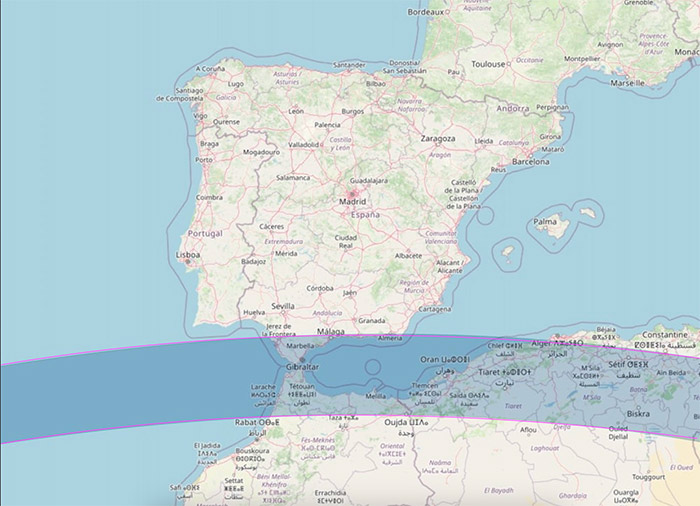 Dónde ver el eclipse solar total en España de agosto 2027 4 dónde ver el eclipse de sol agosto 2027 en España