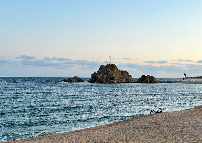 Islote Sa Palomera Blanes, Costa Brava, Girona, Cataluña 