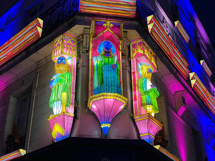 Detalles de La nuit je vois en Nantes en Navidad, Francia