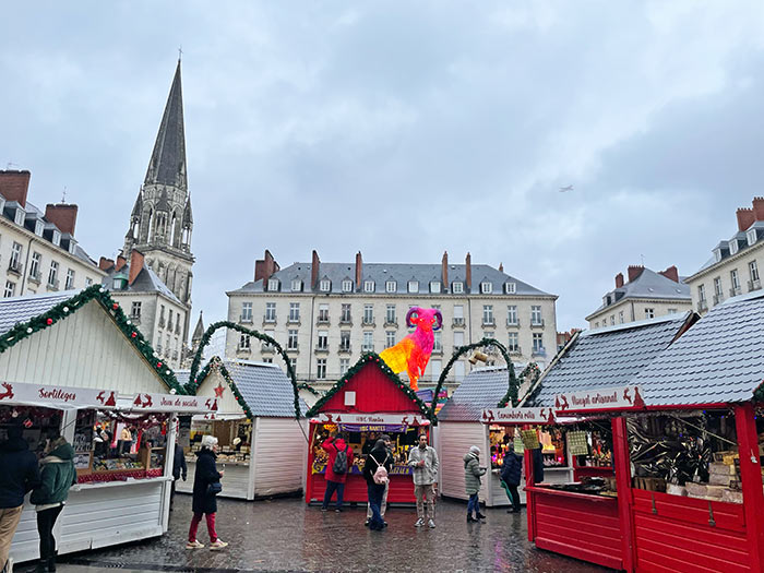 Navidad en Nantes, Nantes en Navidad, Mercadillos navidad en Nantes, qué ver en Nantes, Nantes Francia, mejores ciudades para Navidad en Francia, Francia en Navidad, Le Voyage en hiver, Le voyage a Nantes, mejores destinos navideños en Francia, La nuit je vois, mercadillo navideño Place Royale, mercadillo navideño la Place du Commerce, planes con niños en Nantes