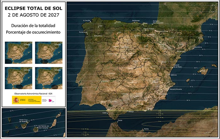 Dónde ver el eclipse solar total en España de agosto 2027 6 dónde se verá el eclipse total de sol en España 2027